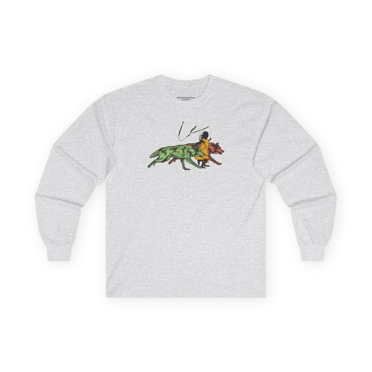 RUNNING WITH WOLVES - color - long sleeve unisex tee for men and women