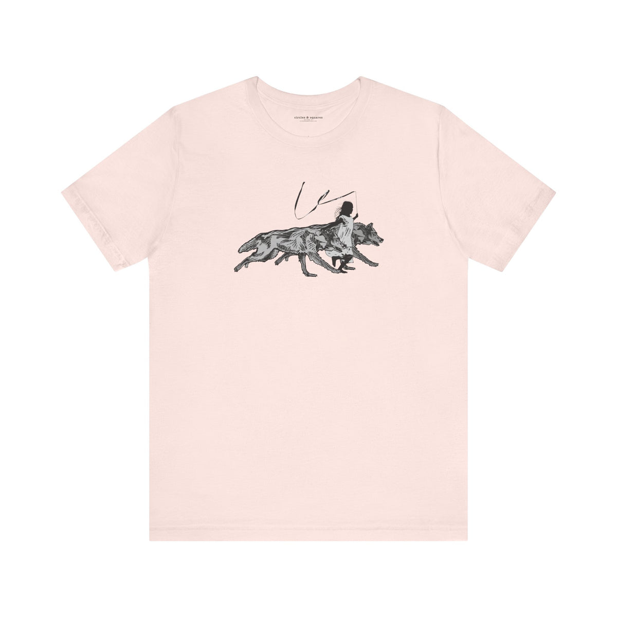 RUNNING WITH WOLVES - Unisex tee for men and women - FREE SHIPPING