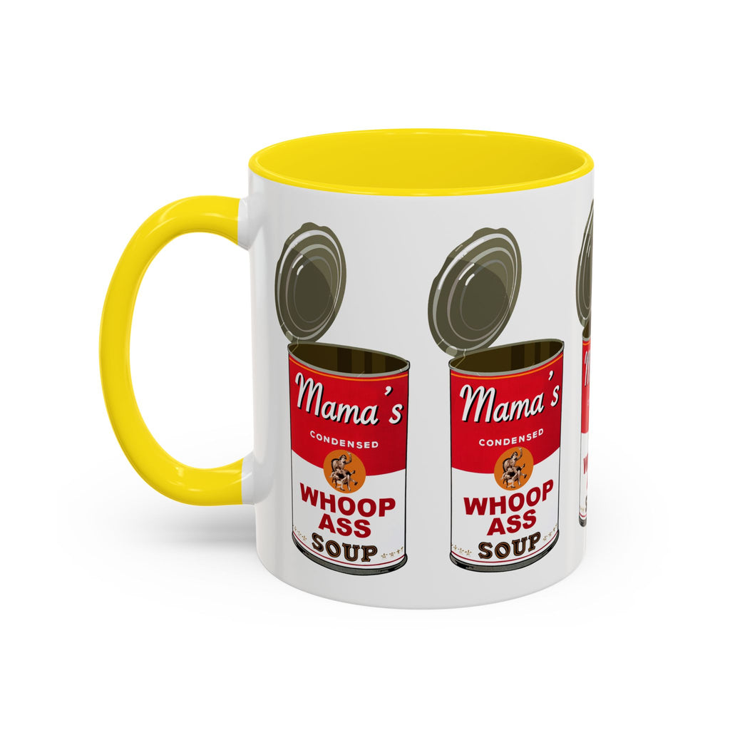 WHOOP ASS - Accent Coffee Mug (11oz)