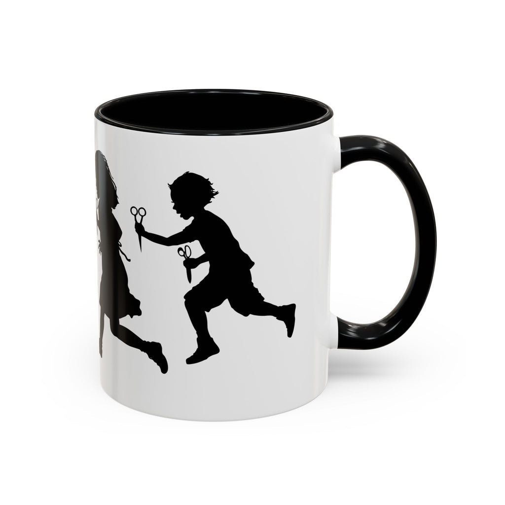 RUNNING WITH SCISSORS Accent Coffee Mug 11oz