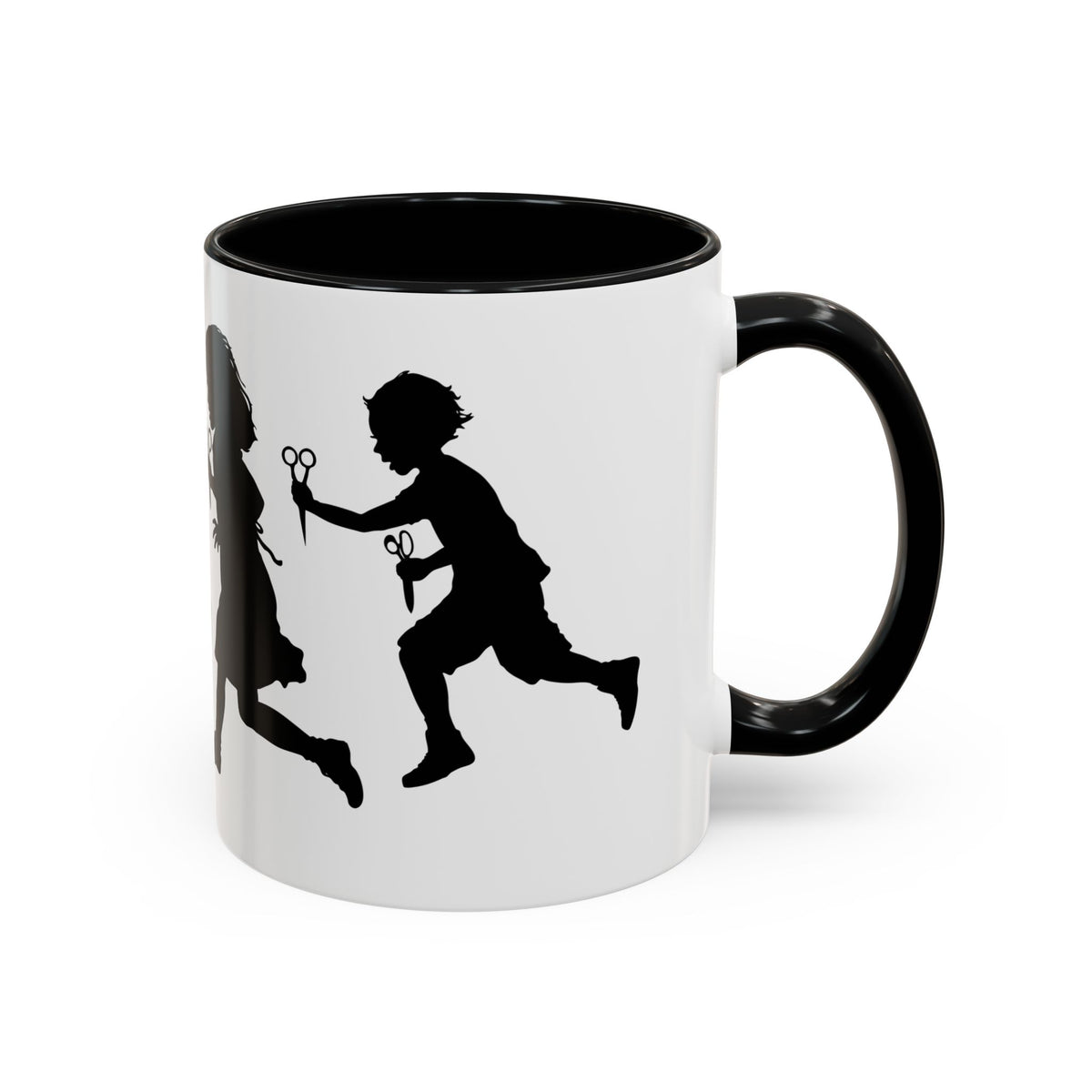 RUNNING WITH SCISSORS Accent Coffee Mug 11oz