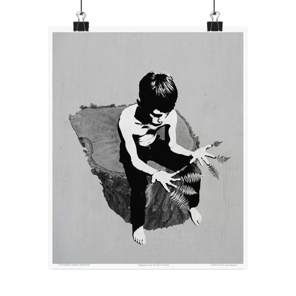 CONTEMPLATING GROWTH - poster - 3 sizes