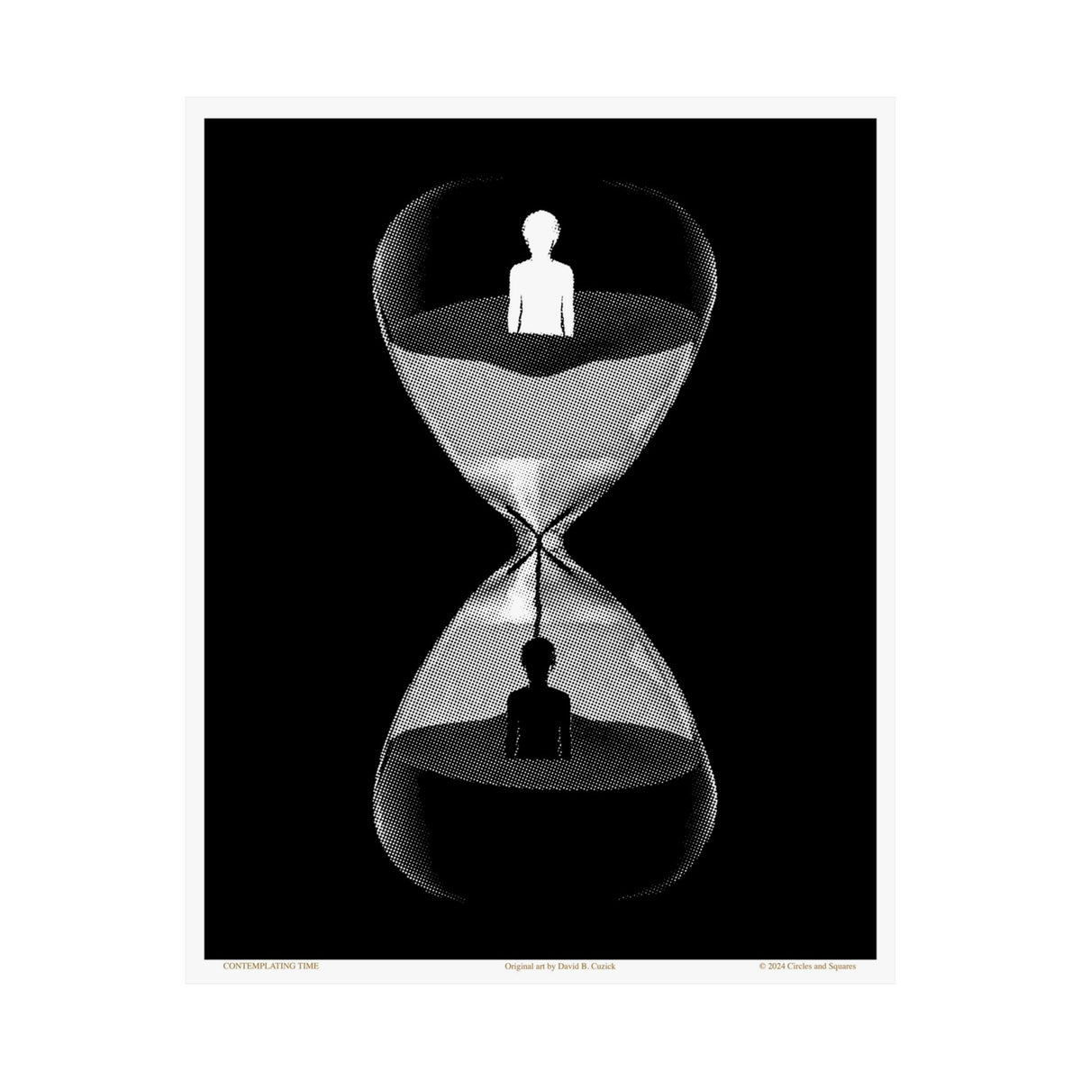 CONTEMPLATING TIME - poster - 3 sizes