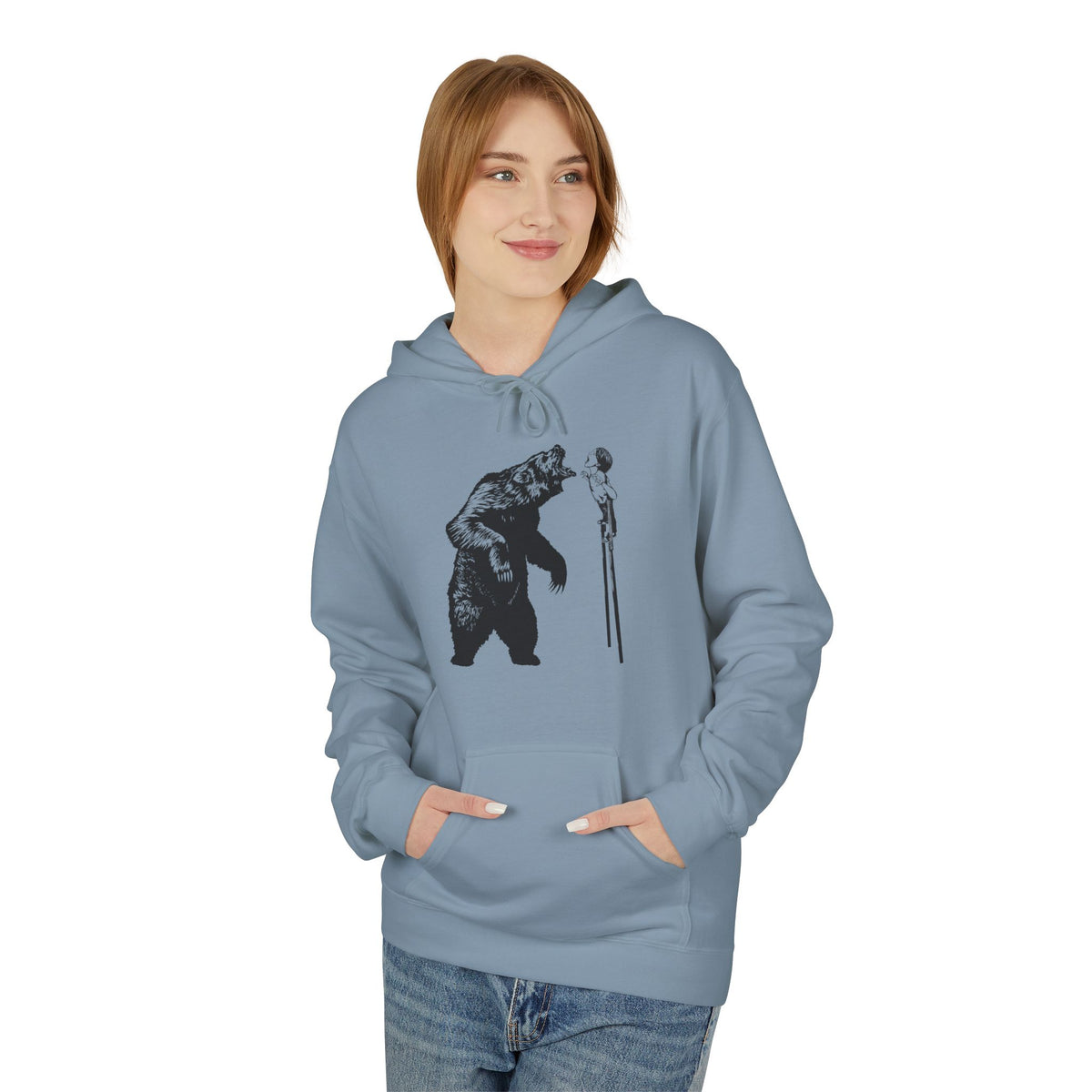 FIERCE ON STILTS - Unisex Fleece Hoodie - FREE SHIPPING