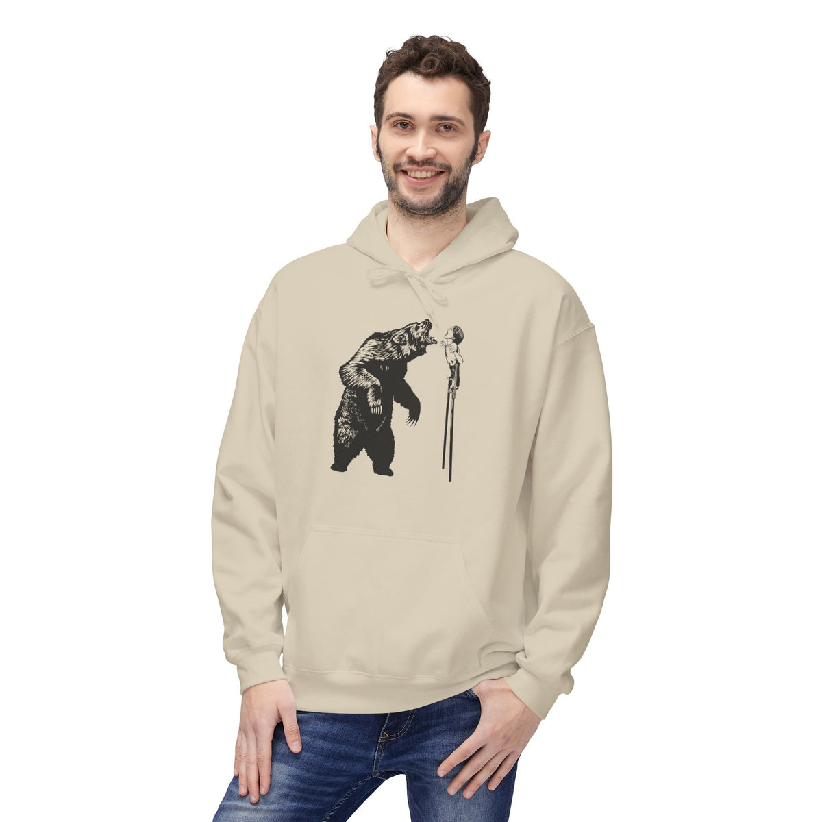 FIERCE ON STILTS - Unisex Fleece Hoodie - FREE SHIPPING