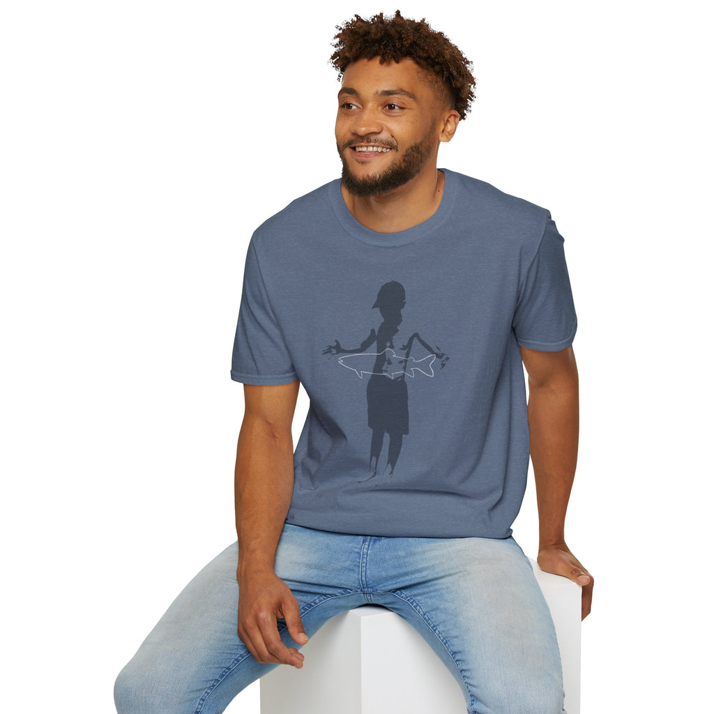 A FISH STORY - unisex tee for men and women