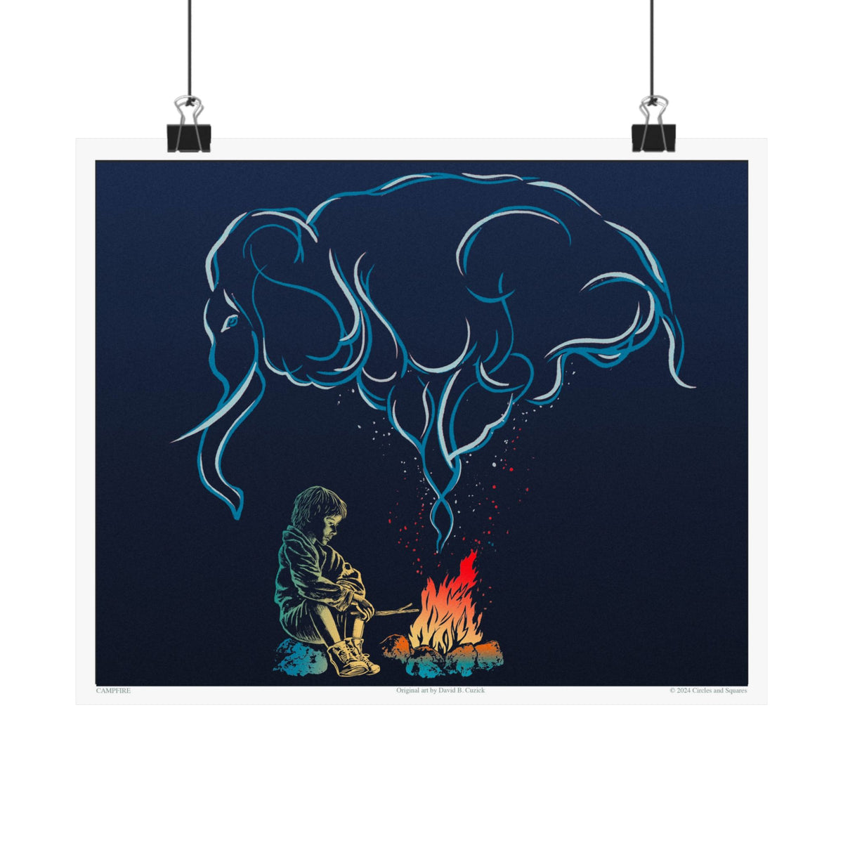 CAMPFIRE - poster - 3 sizes
