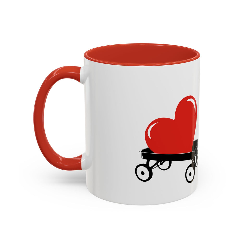 HEART TOO BIG TO CARRY - Accent Coffee Mug (11oz)