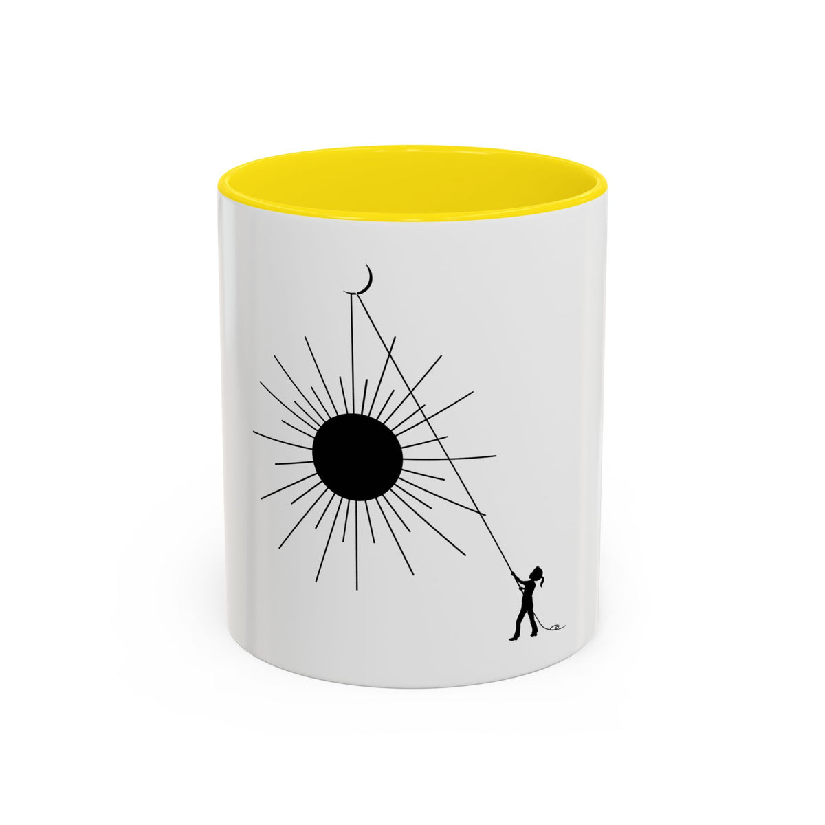 NEW DAY (girl) - Accent Coffee Mug (11oz)