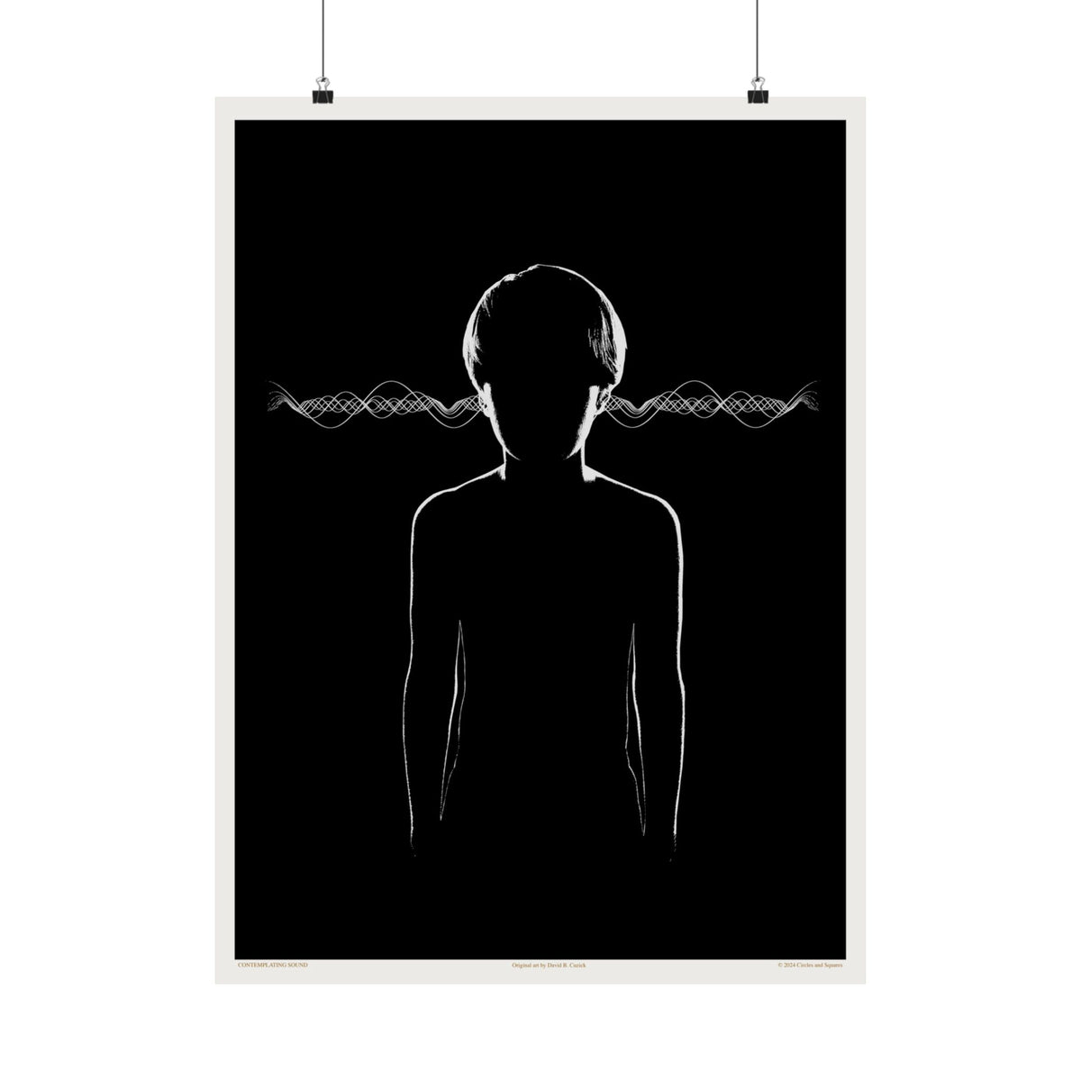 CONTEMPLATING SOUND -  3 sizes