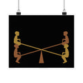 TEETER TOTTER - poster - 3 sizes
