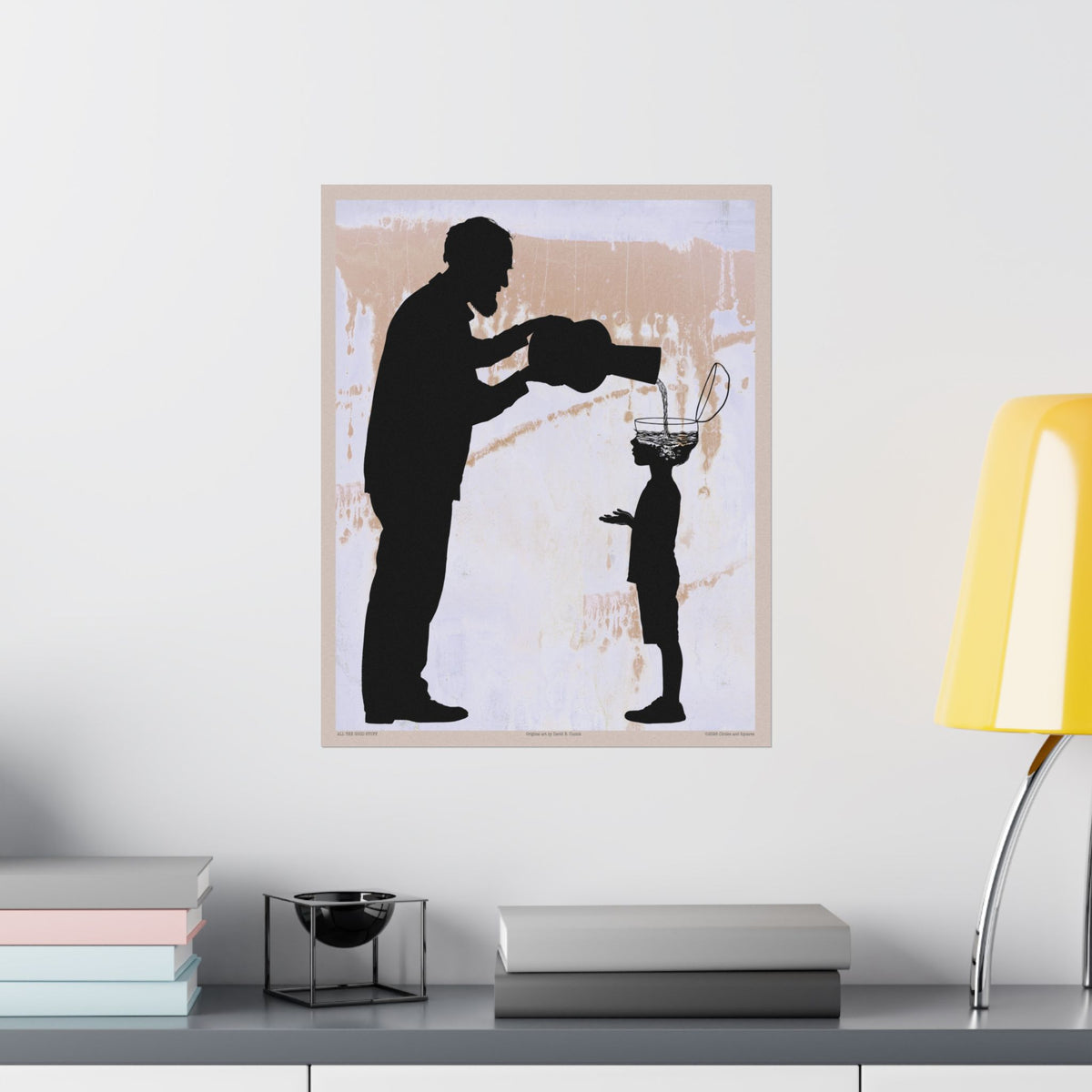 ALL THE GOOD STUFF - Grandfather and grandson - poster - 3 sizes