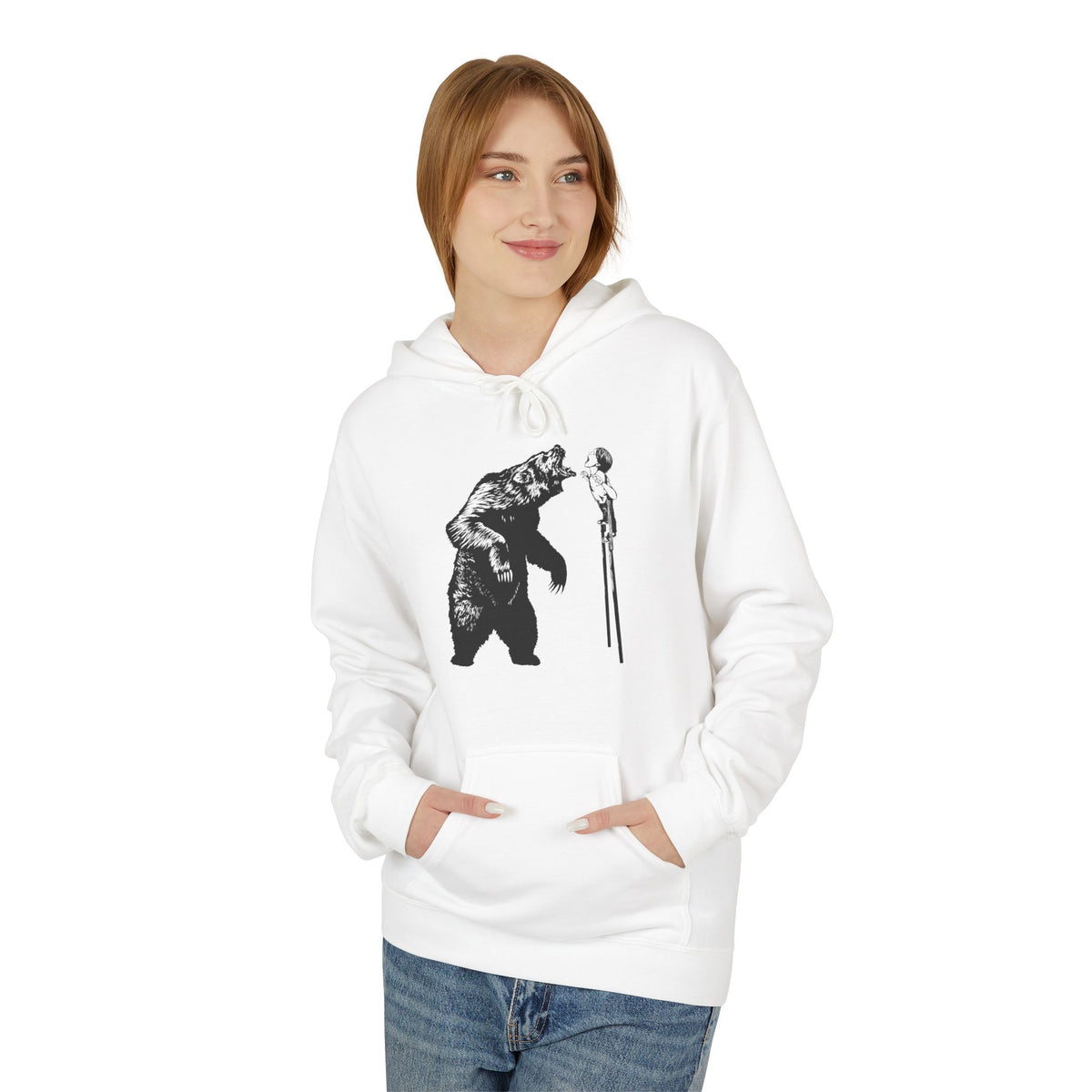 FIERCE ON STILTS - Unisex Fleece Hoodie - FREE SHIPPING