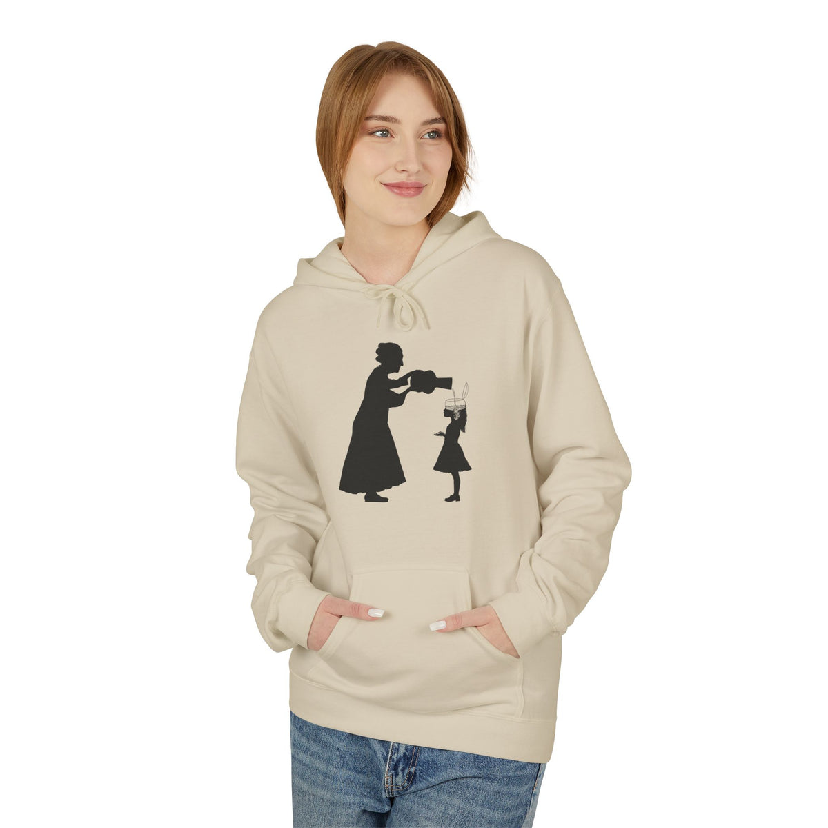 ALL THE GOOD STUFF (girl) - Unisex Fleece Hoodie - FREE SHIPPING
