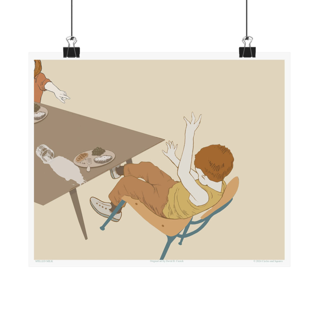 SPILLED MILK - poster - 3 sizes
