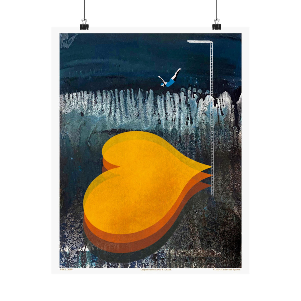 DIVE DEEP - poster - 3 sizes