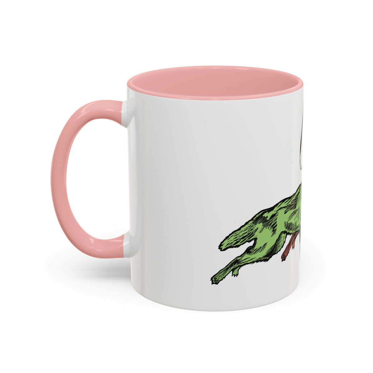 RUNNING WITH WOLVES (colorful) - Accent Coffee Mug (11oz)