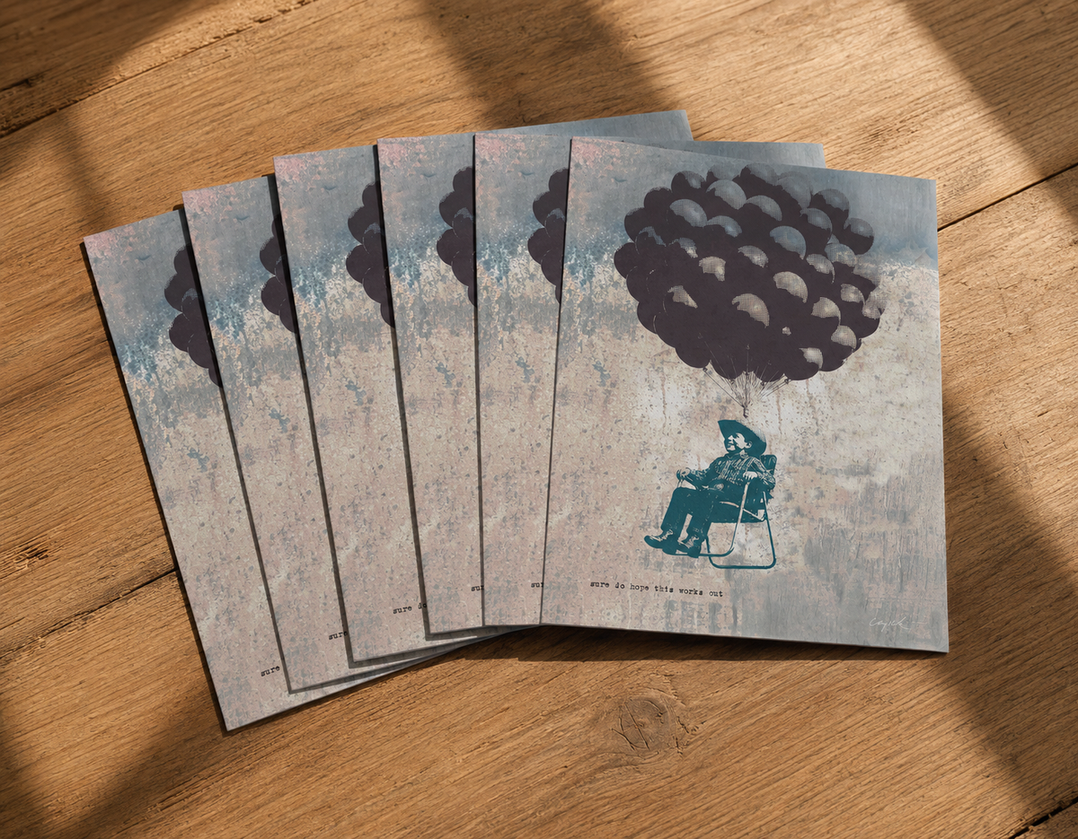 SURE DO HOPE - greeting card with envelope - single and multi pack. Free shipping