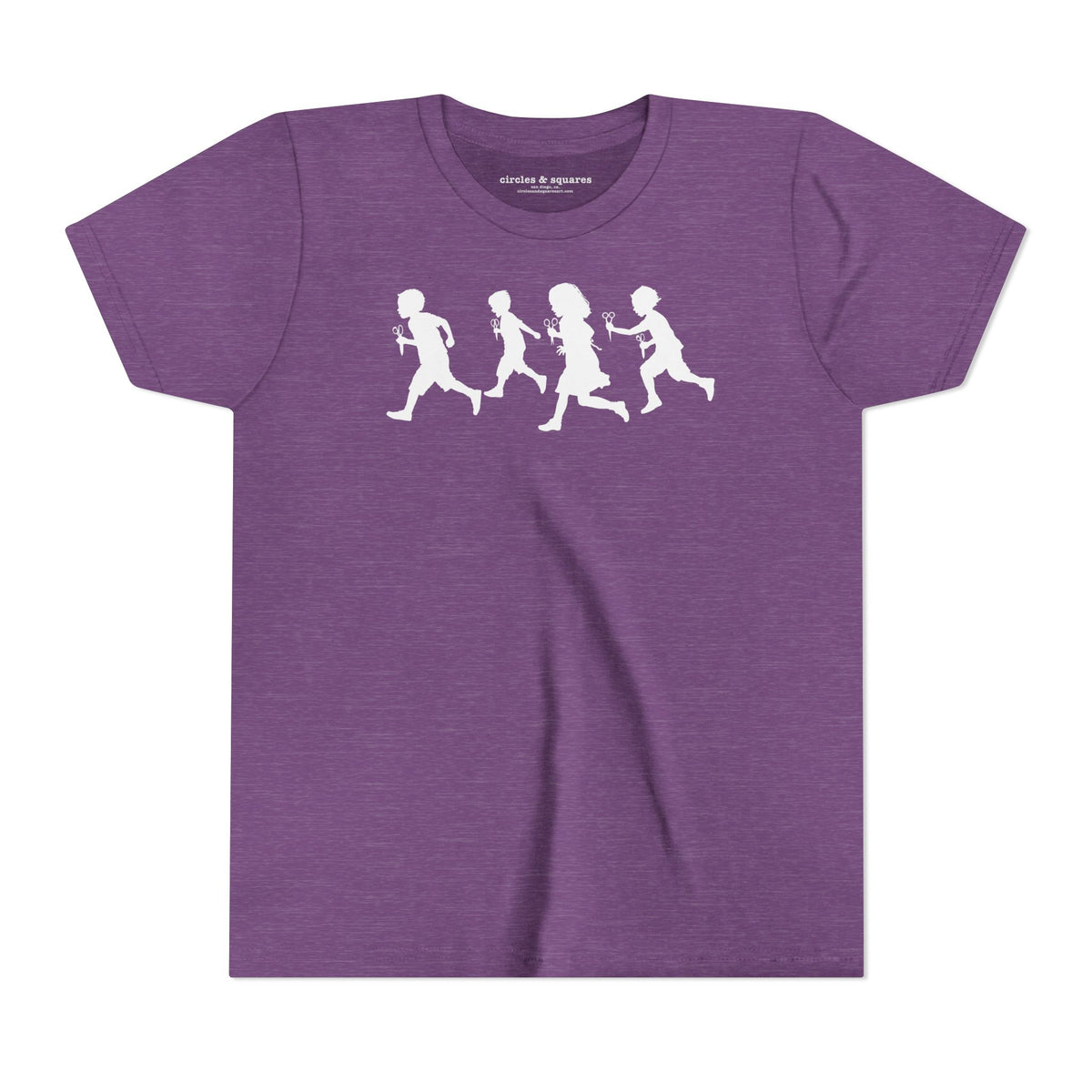 RUNNING WITH SCISSORS - Kids unisex tee for boys and girls