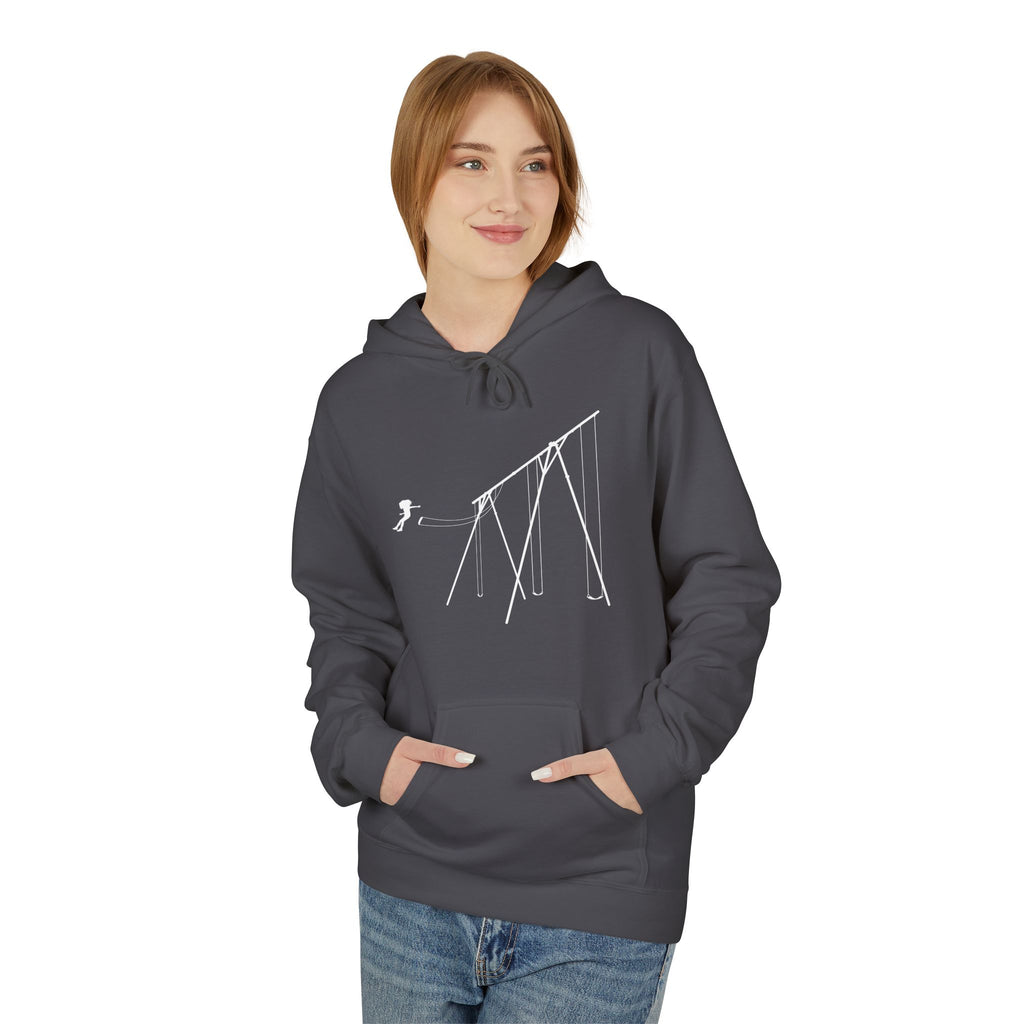 JUMP (girl) - Unisex Fleece Hoodie - FREE SHIPPING
