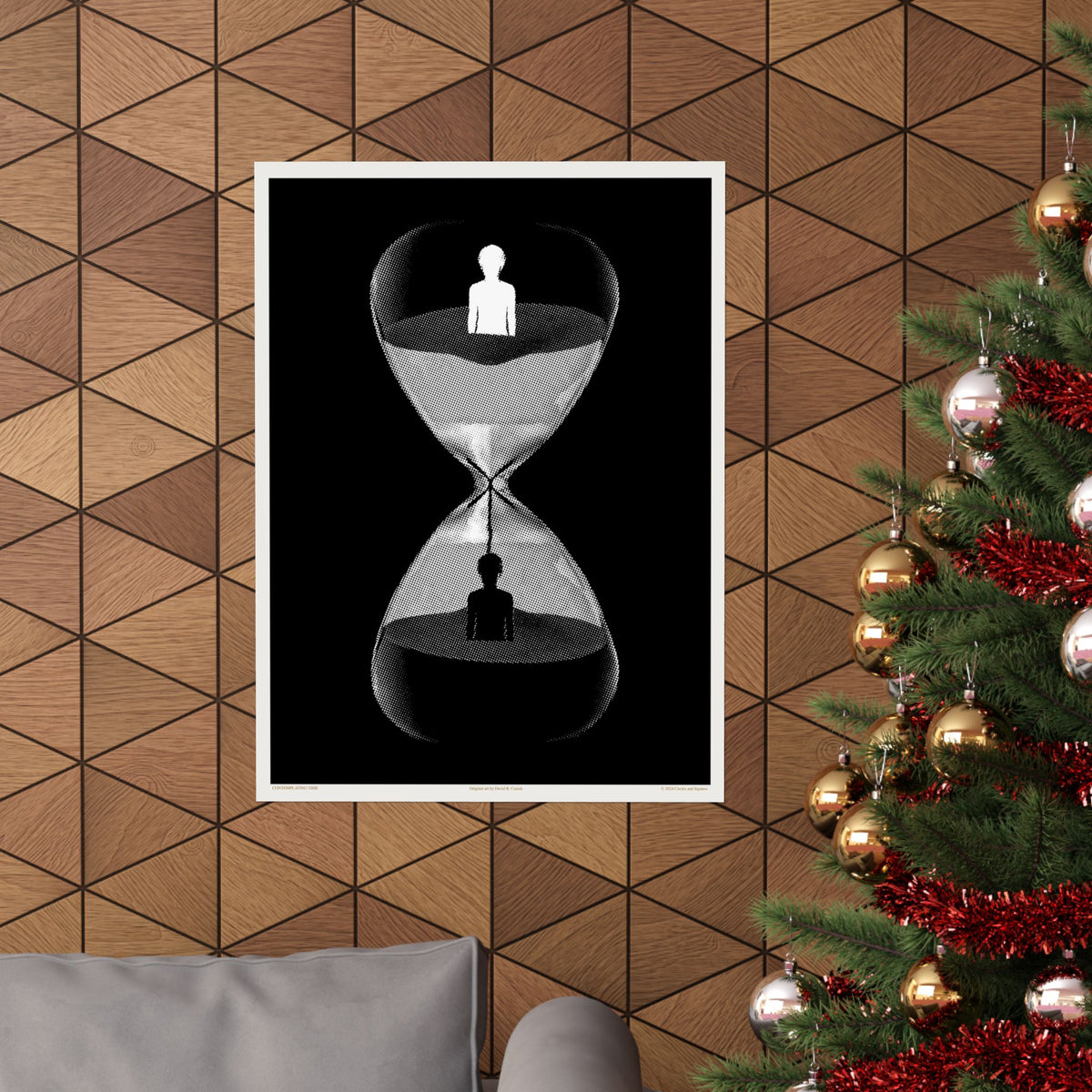 CONTEMPLATING TIME - poster - 3 sizes