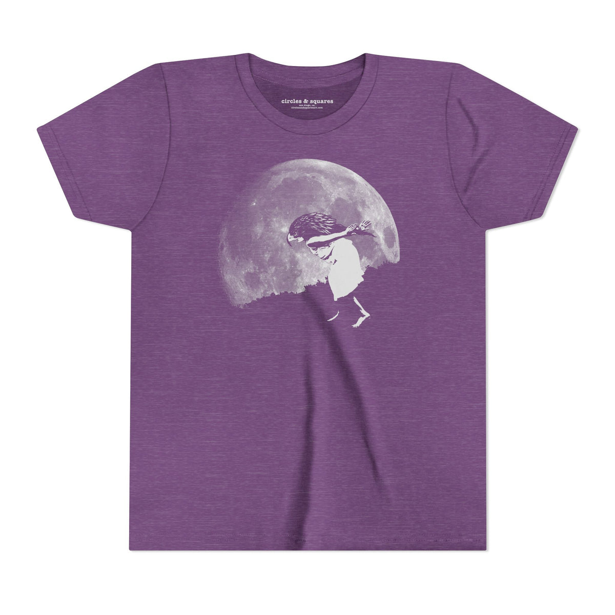 GIRL WITH FALCON MASK - kids tee - 3 colors