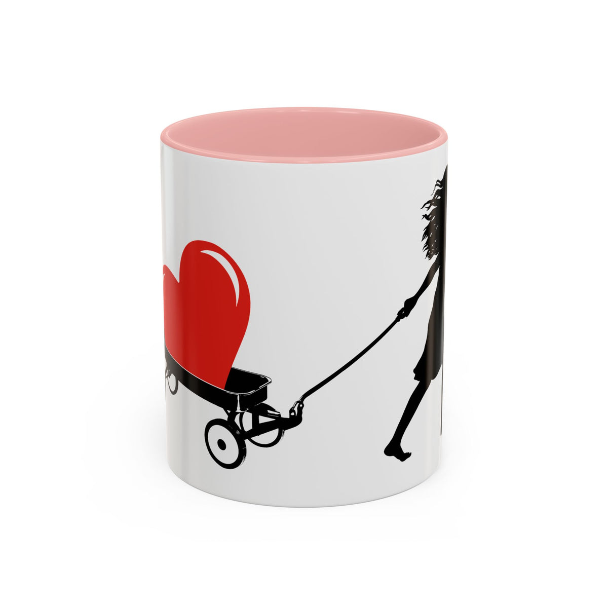 HEART TOO BIG TO CARRY - Accent Coffee Mug (11oz)