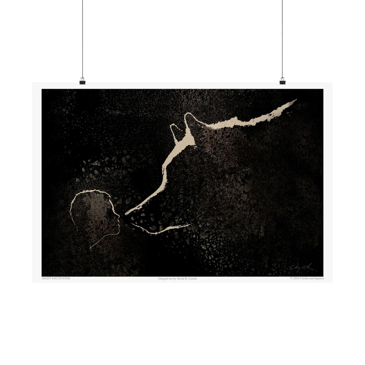 NIGHT ENCOUNTER poster - 3 sizes