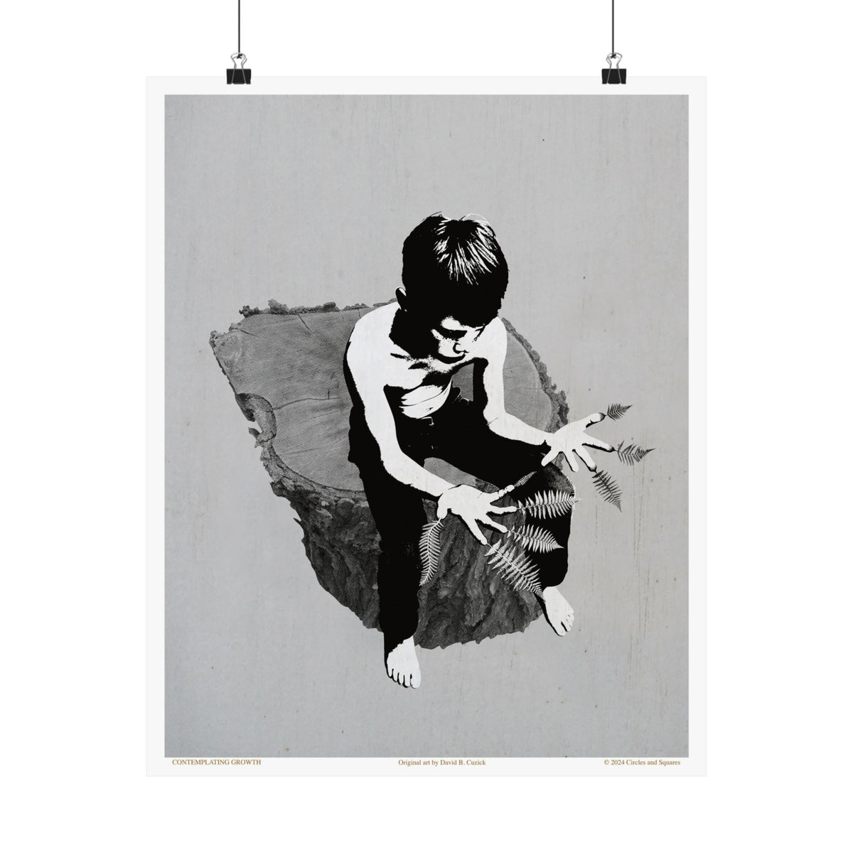 CONTEMPLATING GROWTH - poster - 3 sizes