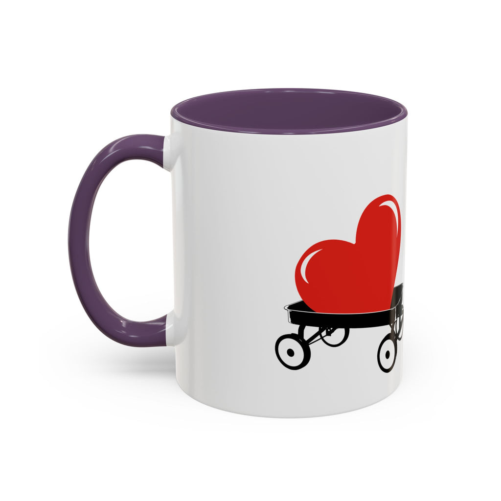 HEART TOO BIG TO CARRY - Accent Coffee Mug (11oz)