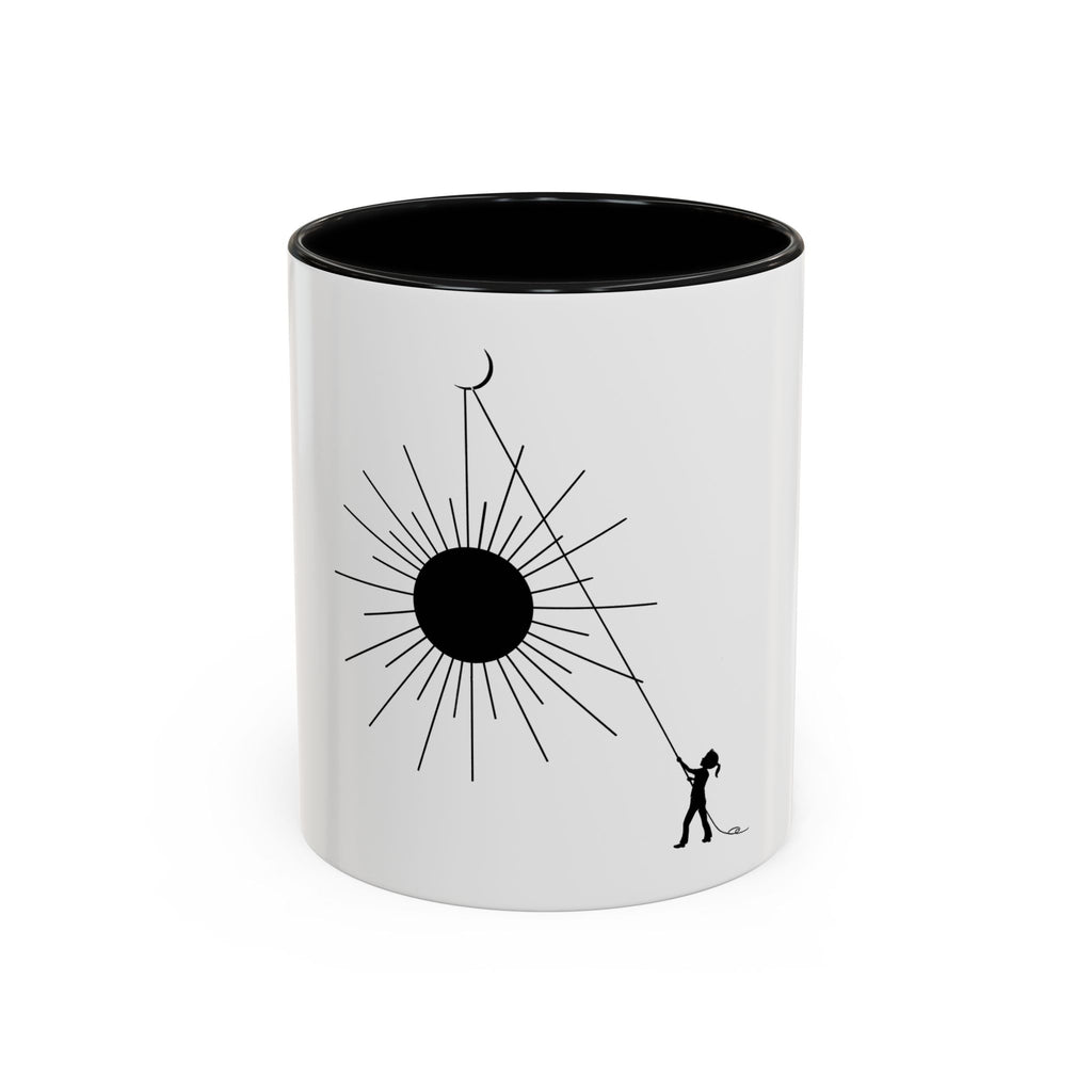 NEW DAY (girl) - Accent Coffee Mug (11oz)