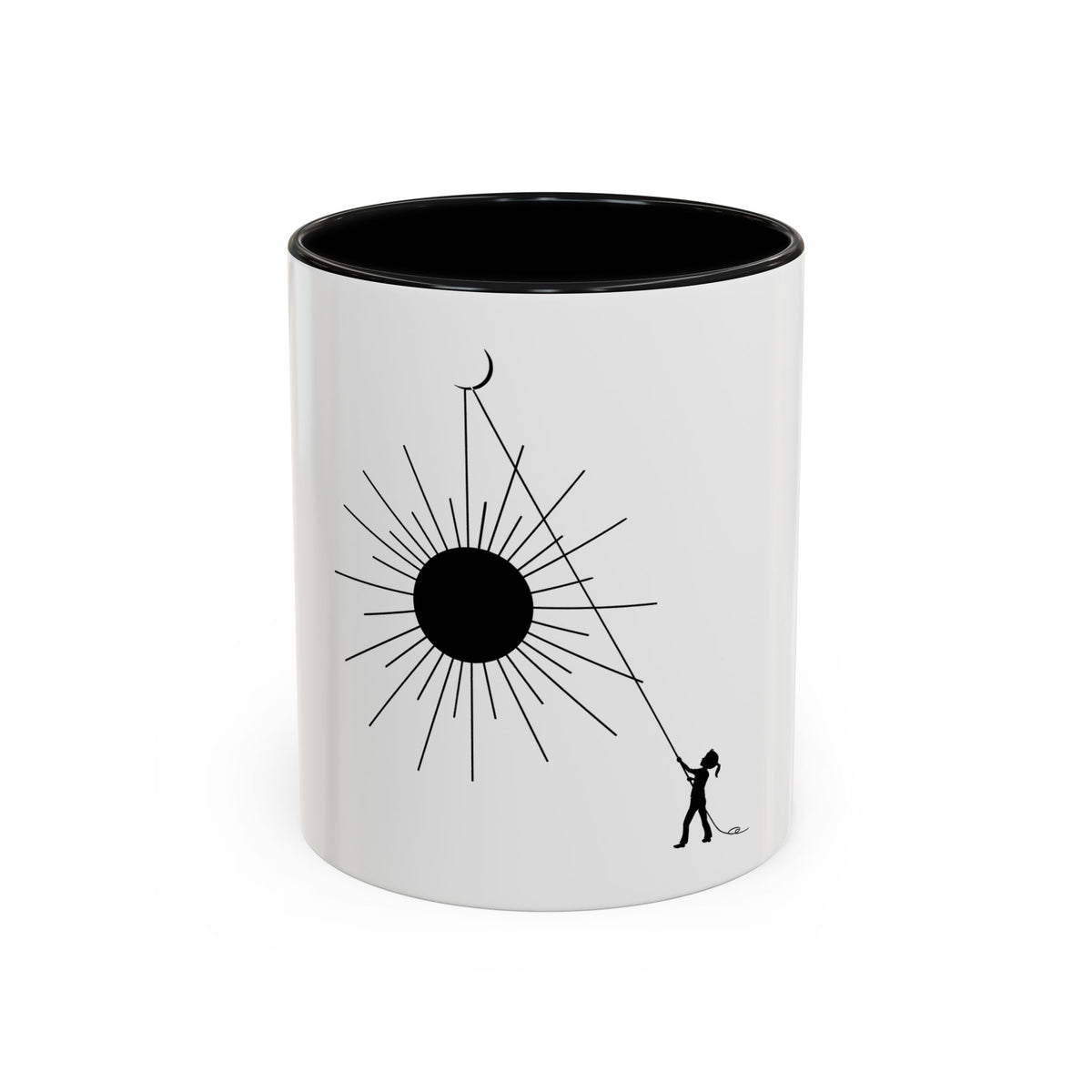 NEW DAY (girl) - Accent Coffee Mug (11oz)