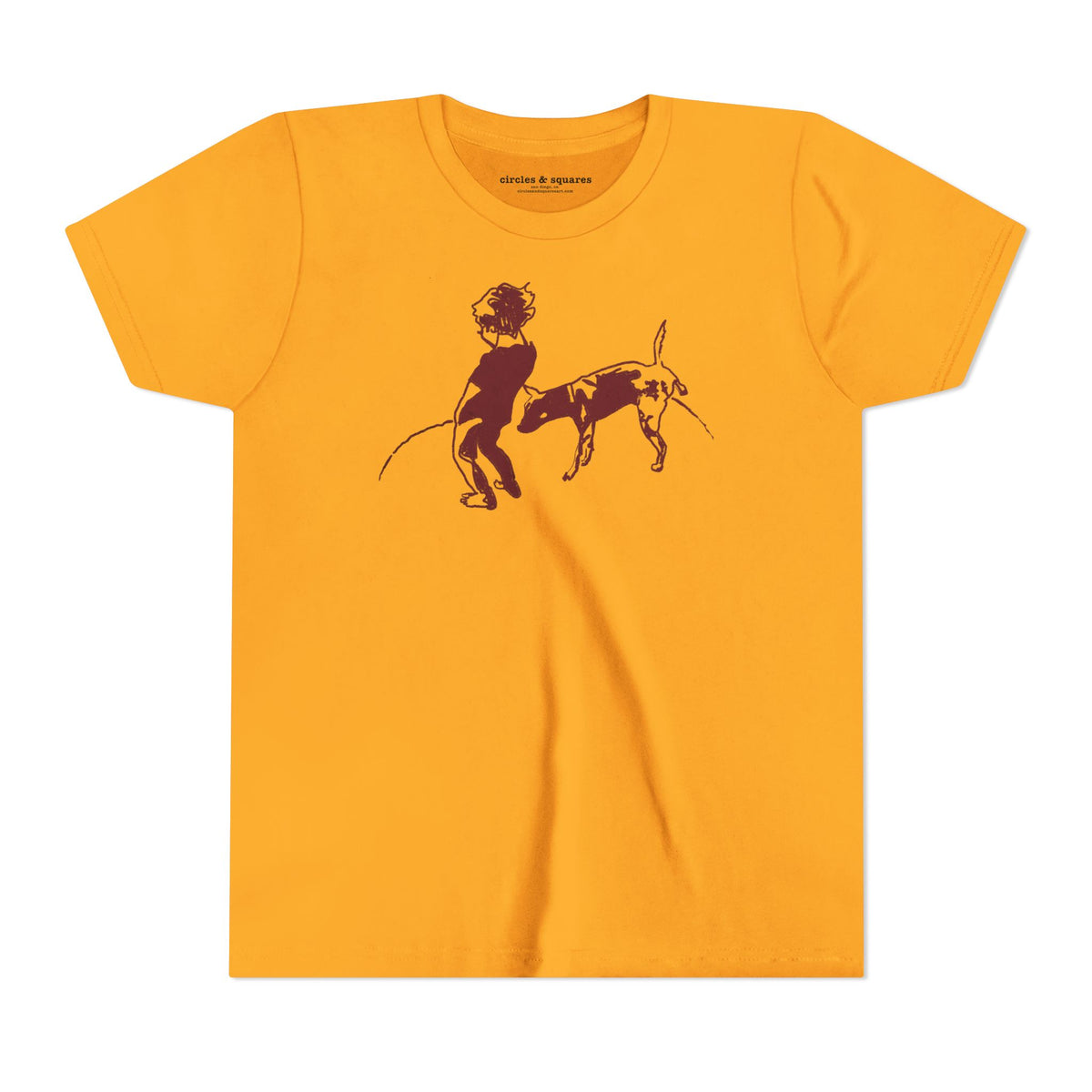 BEST BUDS - kids unisex tee - yellow gold