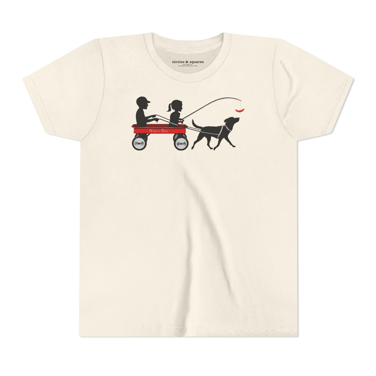 WAG-ON-DOG unisex kids tee - 3 colors