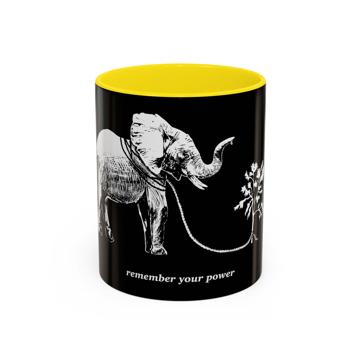 REMEMBER YOUR POWER - Accent Coffee Mug (11 oz)