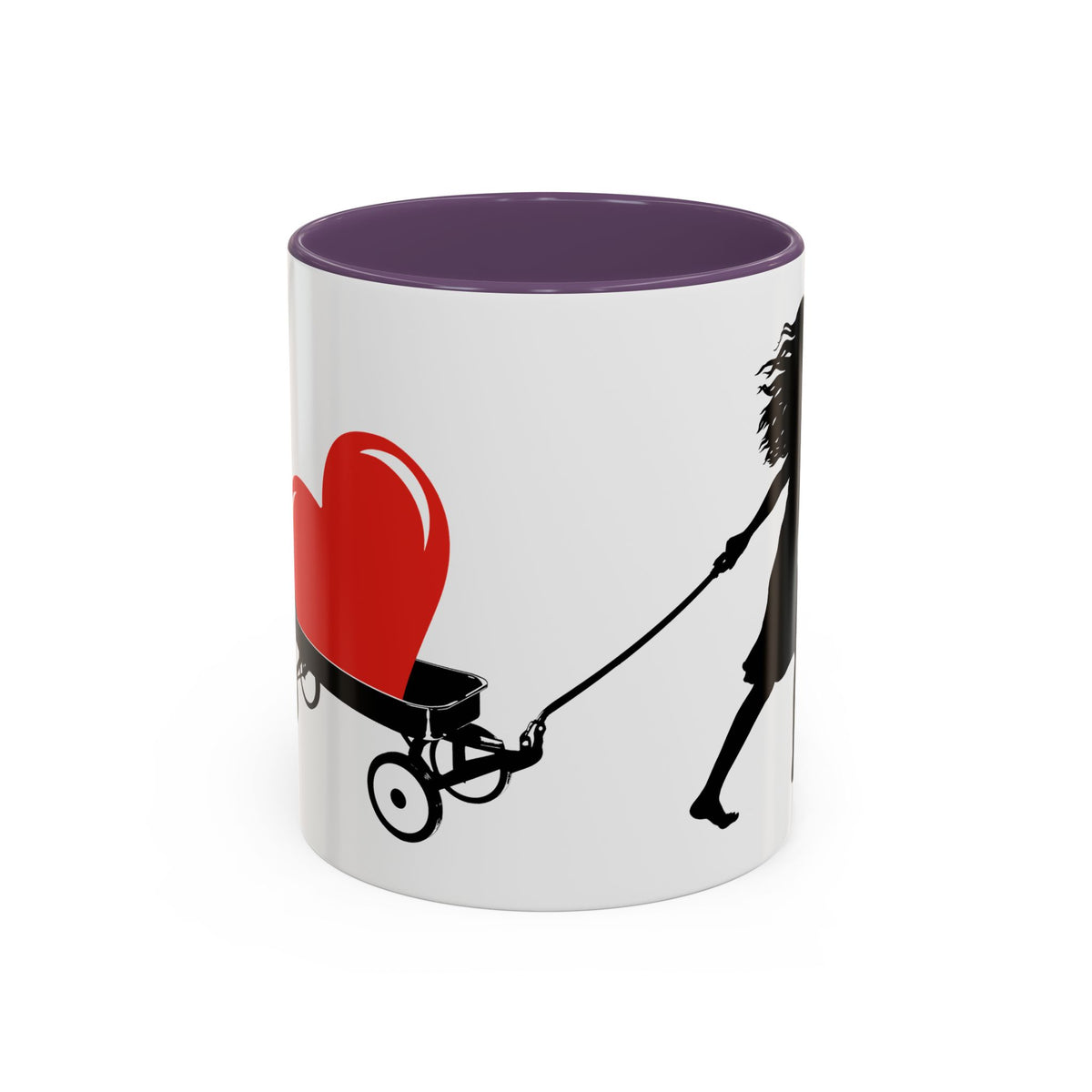 HEART TOO BIG TO CARRY - Accent Coffee Mug (11oz)