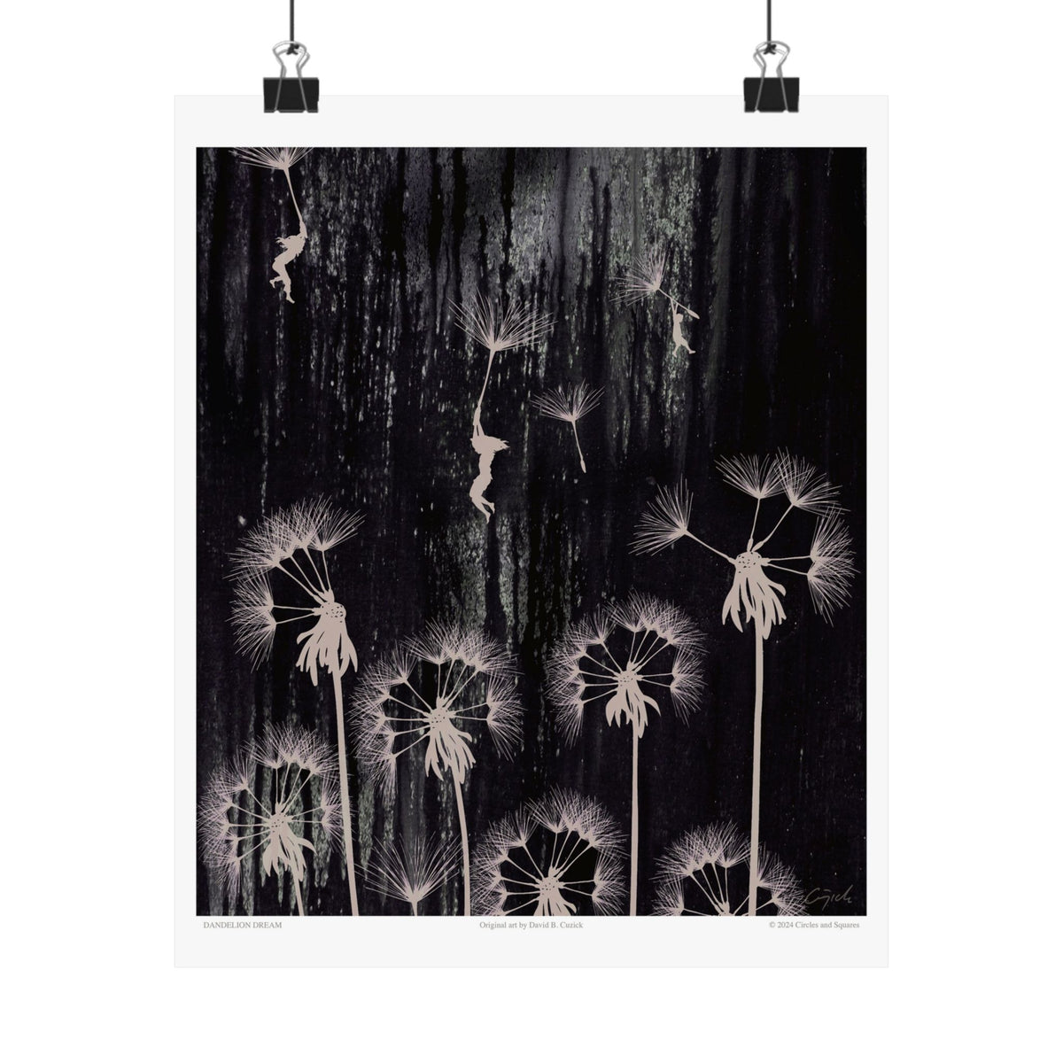 DANDELION DREAM poster - 3 sizes