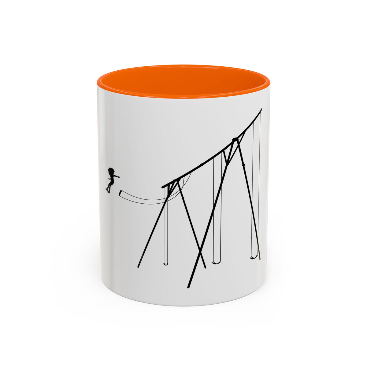 Jump (girl) - Accent Coffee Mug (11oz)