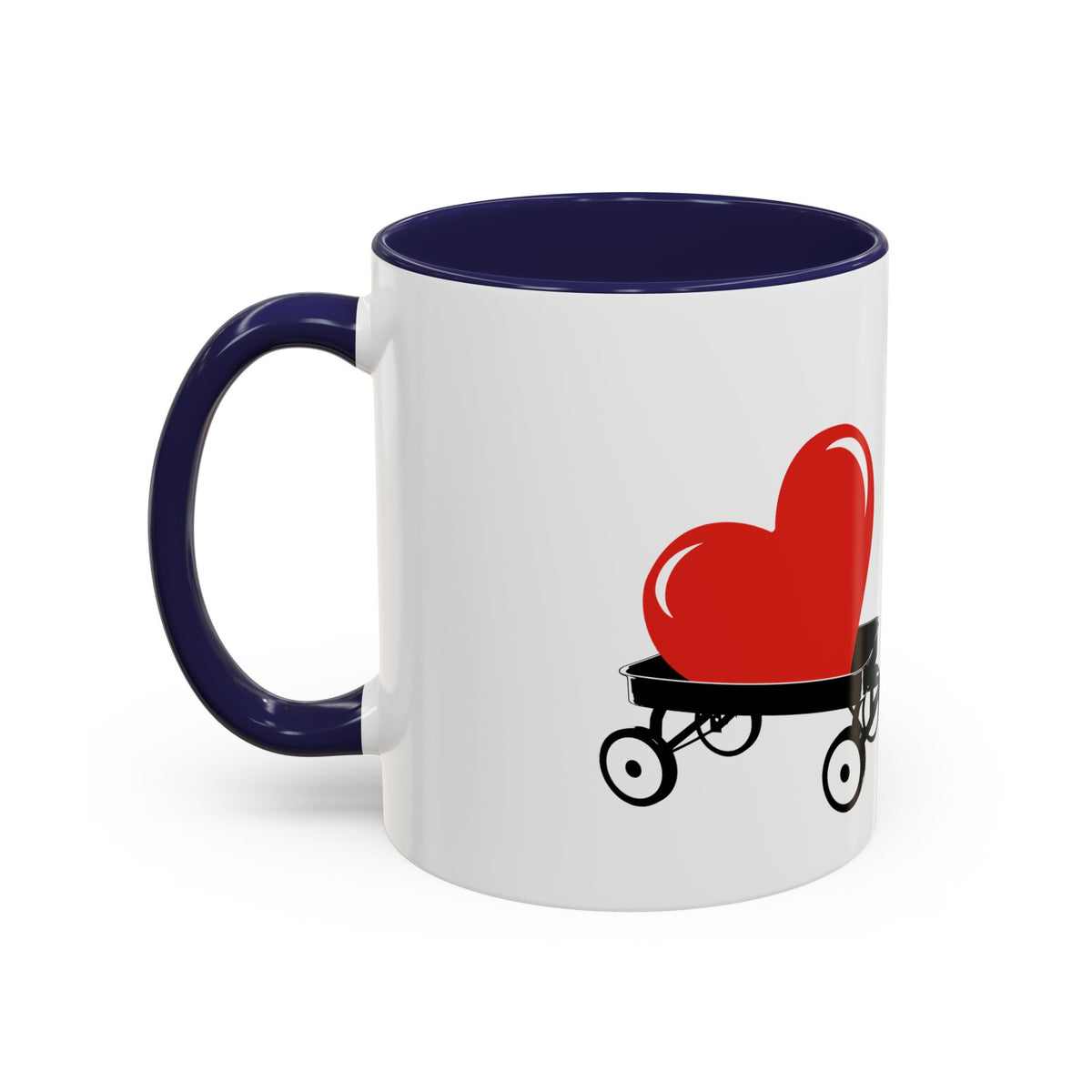 HEART TOO BIG TO CARRY - Accent Coffee Mug (11oz)