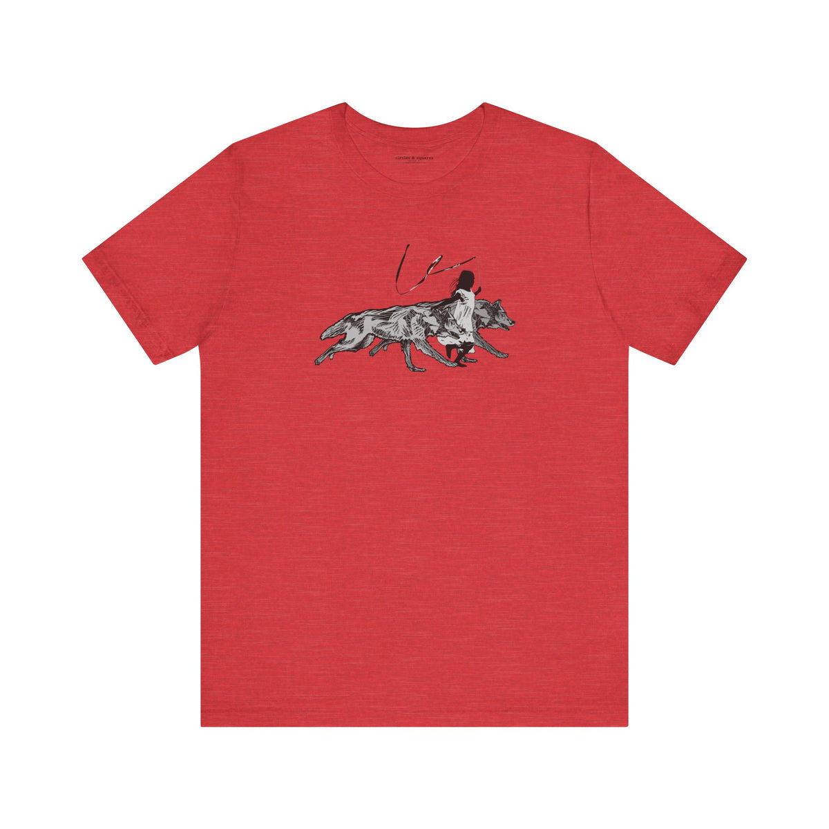 RUNNING WITH WOLVES - Unisex tee for men and women - FREE SHIPPING