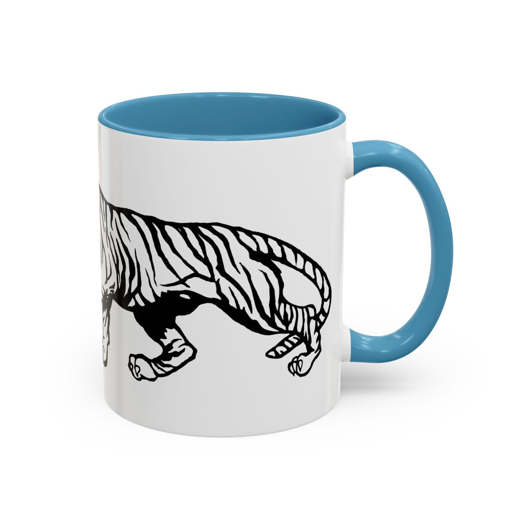 FIERCE (black and white) - Accent Coffee Mug (11oz)