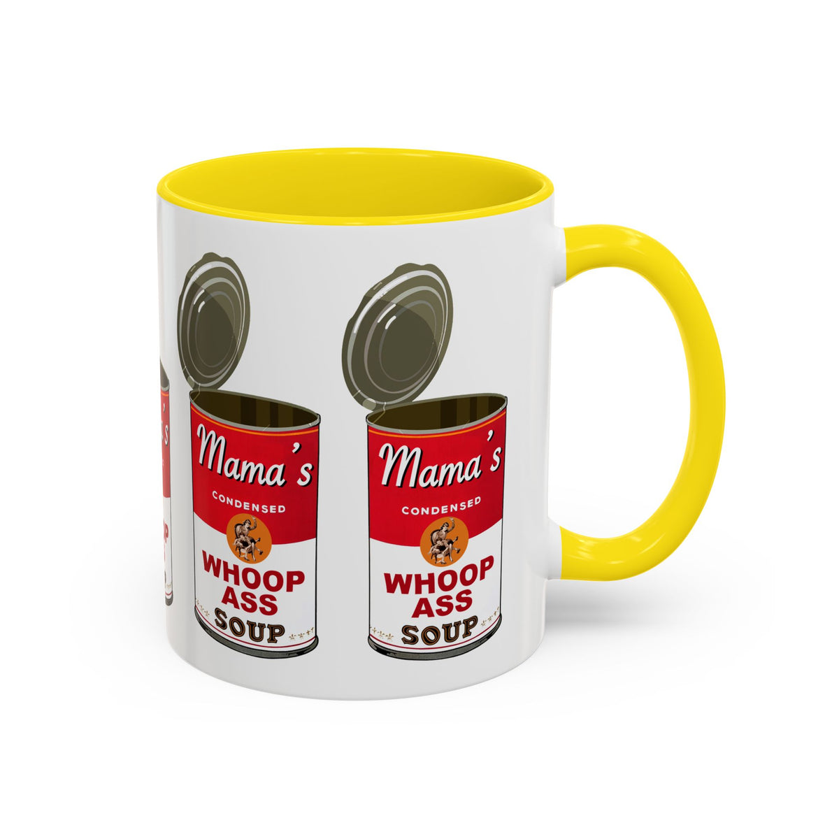 WHOOP ASS - Accent Coffee Mug (11oz)