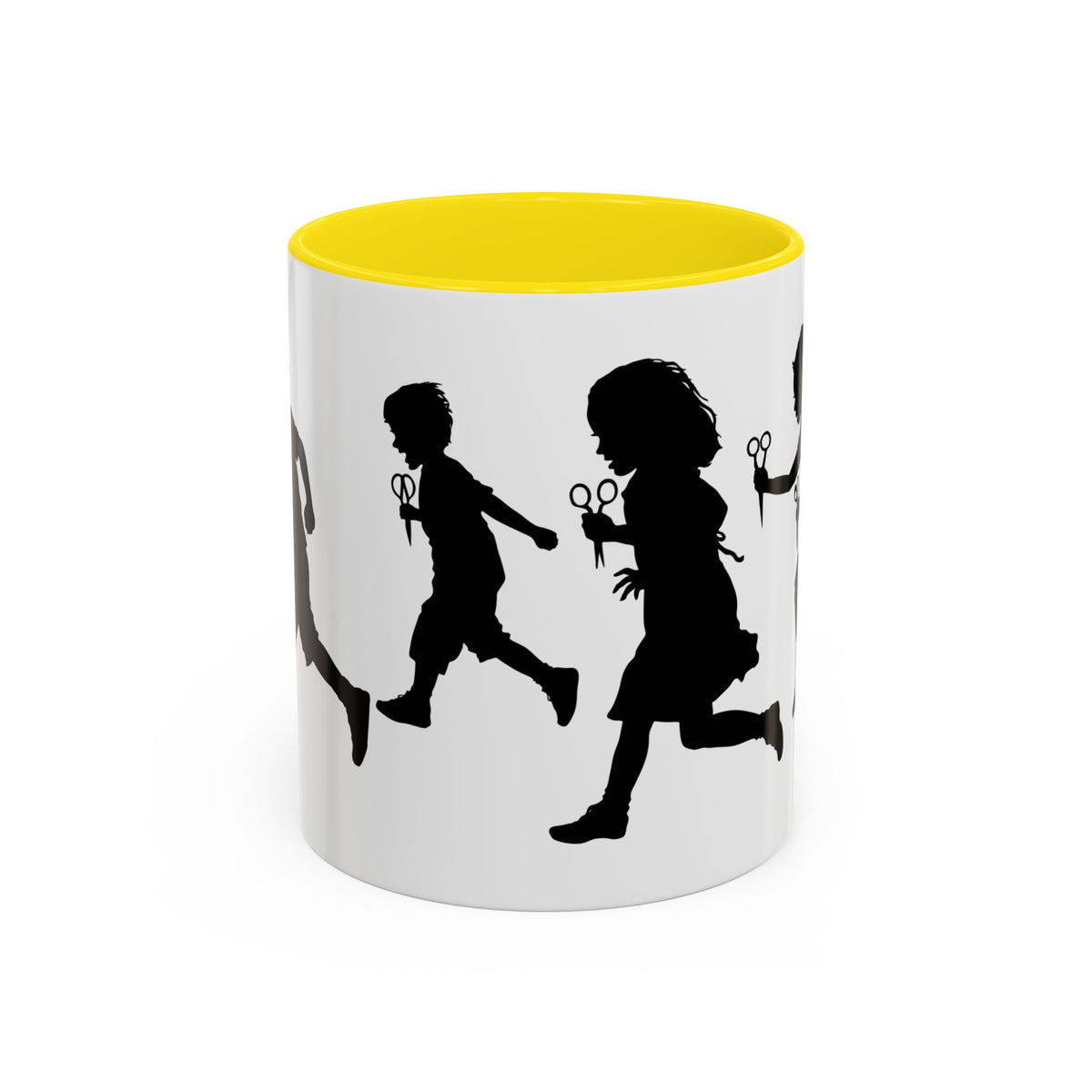 RUNNING WITH SCISSORS Accent Coffee Mug 11oz