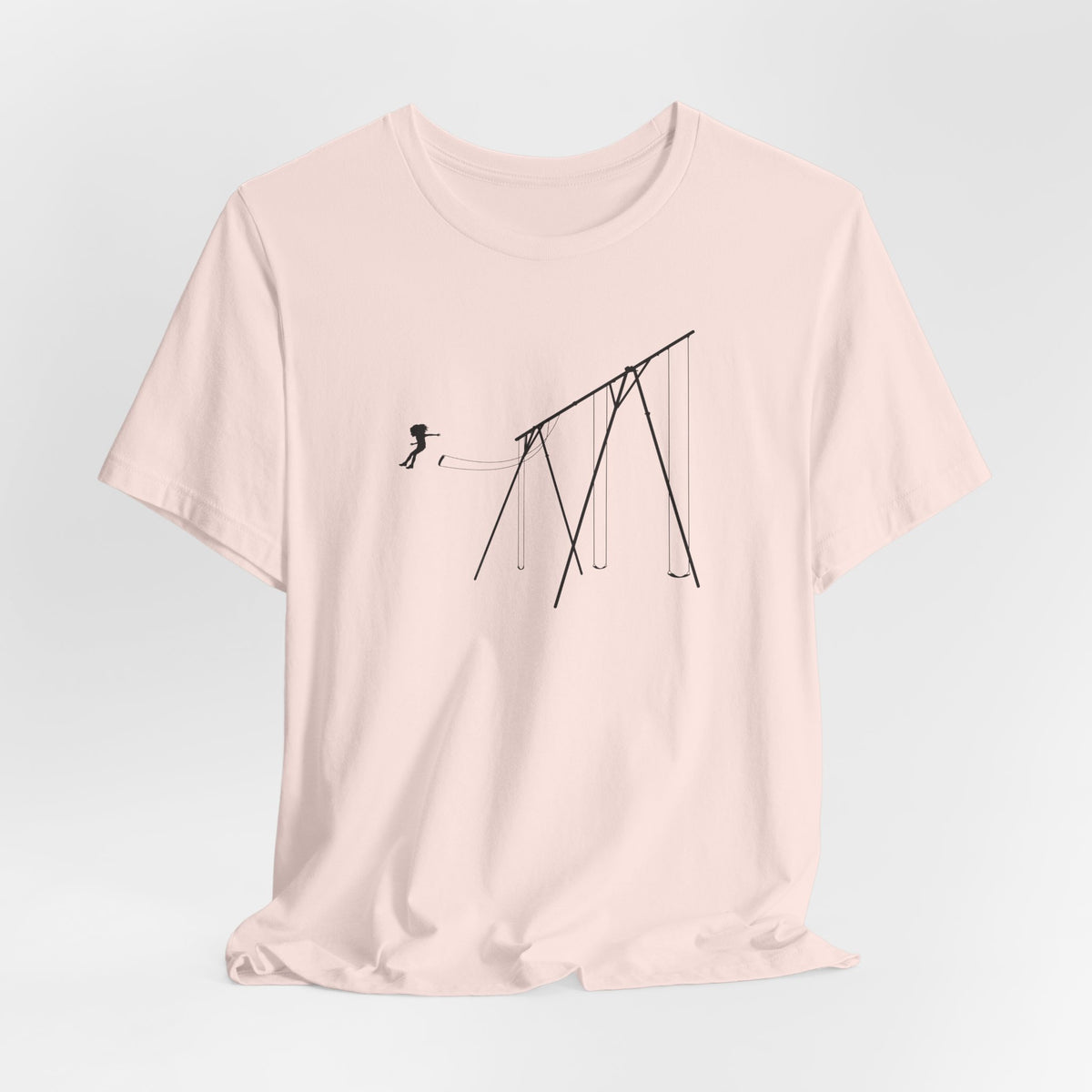 JUMP (girl) - Unisex tee for men and women
