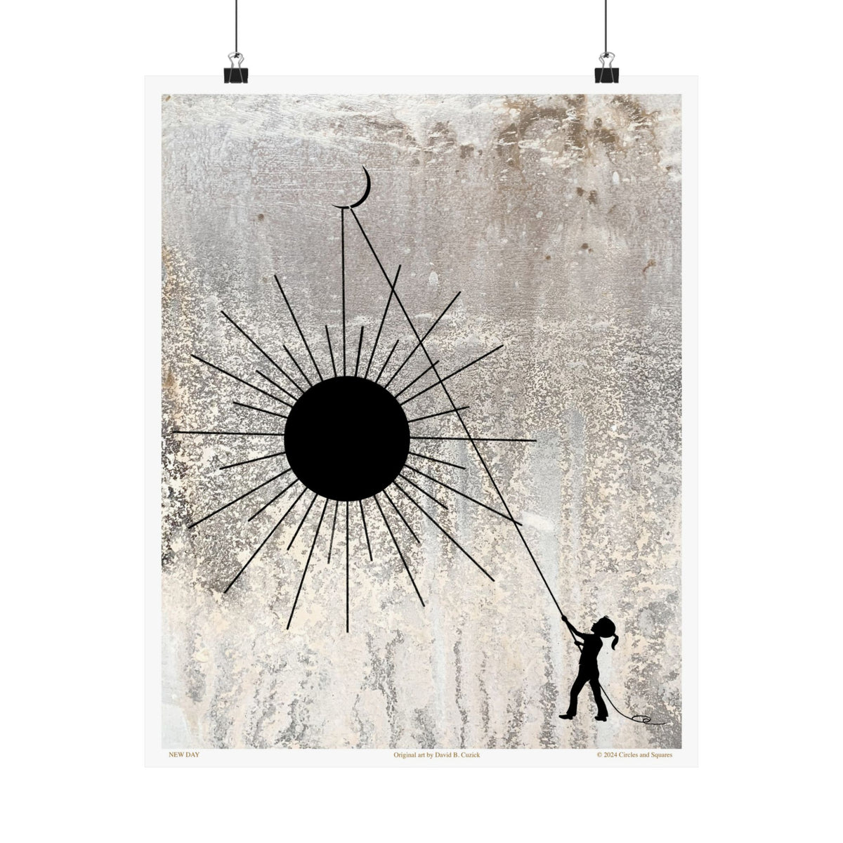 NEW DAY - girl - poster - 3 sizes