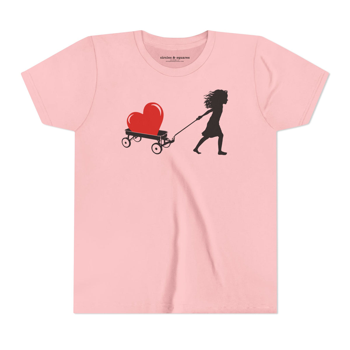 HEART TOO BIG TO CARRY - kids unisex tee - 3 colors