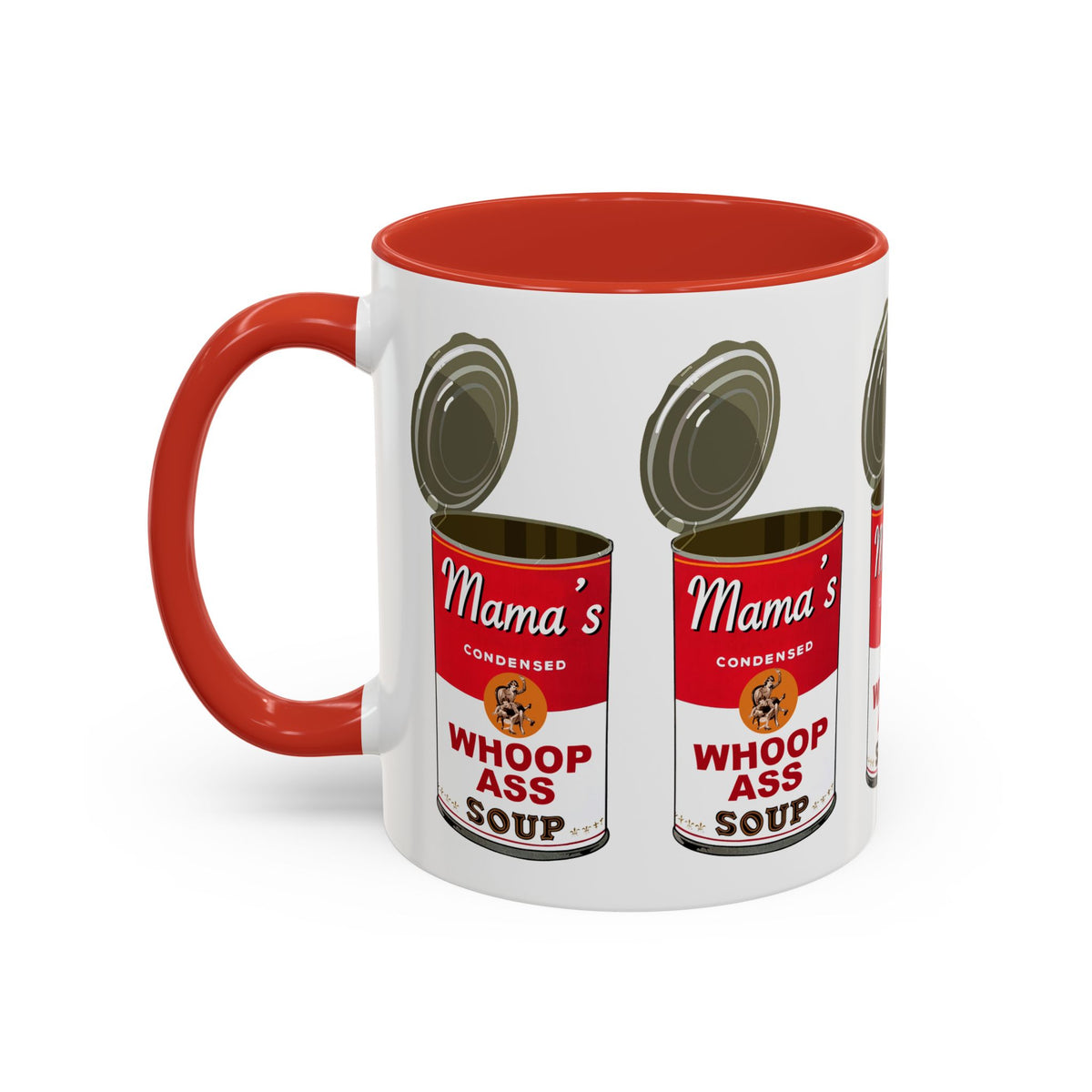 WHOOP ASS - Accent Coffee Mug (11oz)
