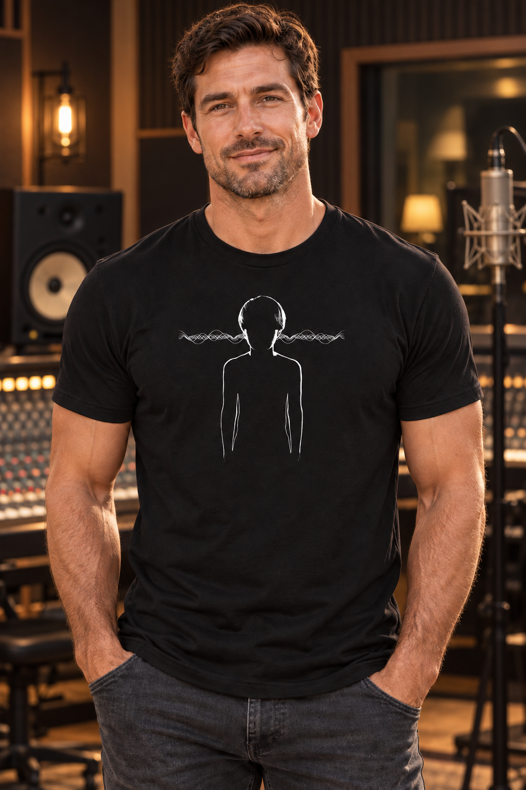 CONTEMPLATING SOUND - unisex tee for men and women
