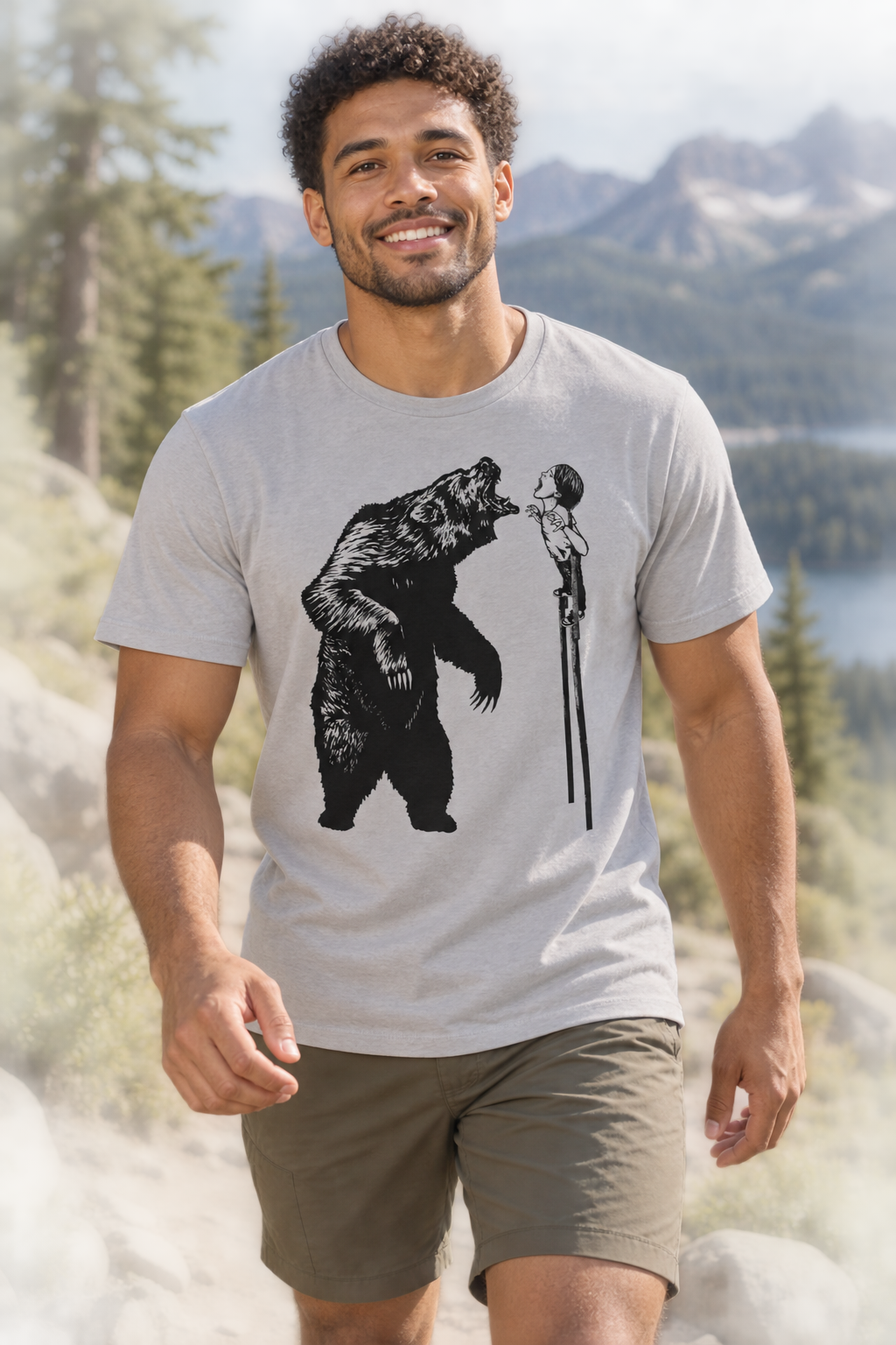 FIERCE ON STILTS - unisex tee for men and women
