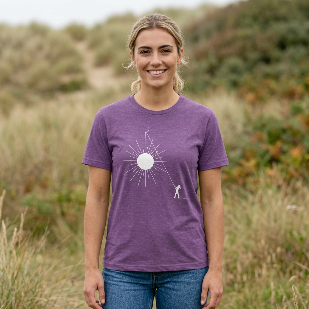 NEW DAY (girl) - unisex tee for men and women